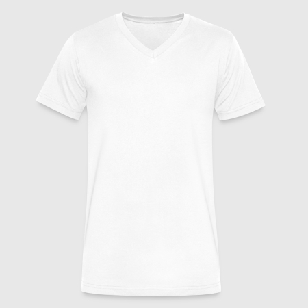 Men's V-Neck T-Shirt by Canvas - Front