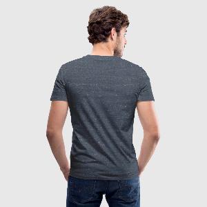 Men's V-Neck T-Shirt by Canvas - Back