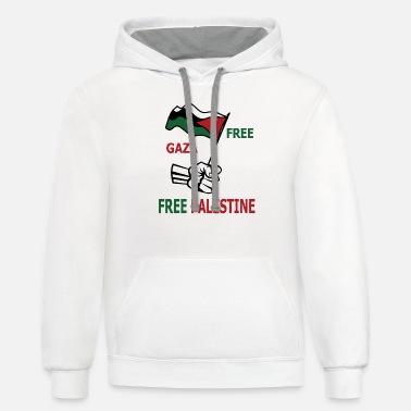 Free Palestine - Unisex Two-Tone Hoodie