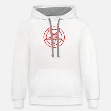 Bleekmiddel verbrand pentagram zip hoodie Kleding Gender-neutrale kleding volwassenen Hoodies & Sweatshirts Hoodies 