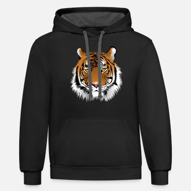 Free Casual Jumper wellcoda Romantic Tiger Animal Mens Sweatshirt