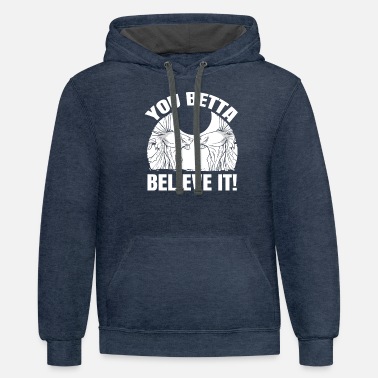 Tank YOU BETTA BELIEVE IT! Gifts for Betta Fish Owners - Unisex Two-Tone Hoodie