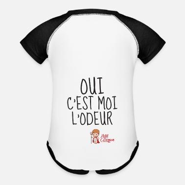 Petit Demon Oui C Est Moi L Odeur Blanc Organic Short Sleeved Baby Bodysuit Spreadshirt