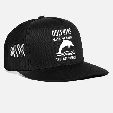 Funny Dolphin Gift For Men Women Cool Dolphins Mak - Trucker Cap
