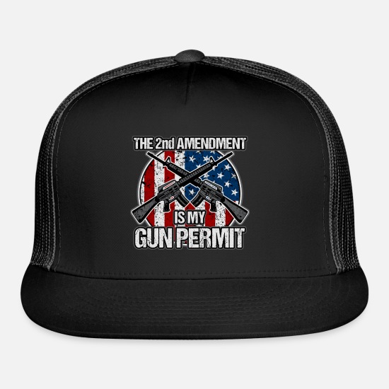 Embroidered Baseball Cap 2nd Amendment We The People Issued My Permit 1 Size for sale online 