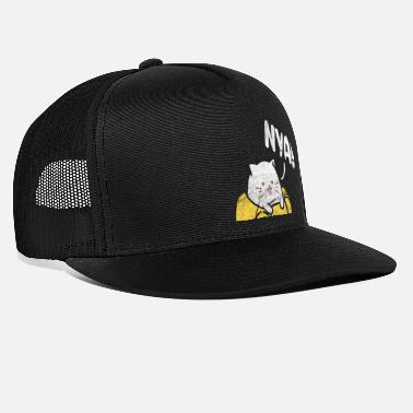 Trucker Caps Boys Girl Cat Banana Mesh Baseball Hats