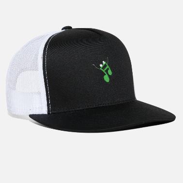 Funny Black And White Musical Notes Trucker Hat 