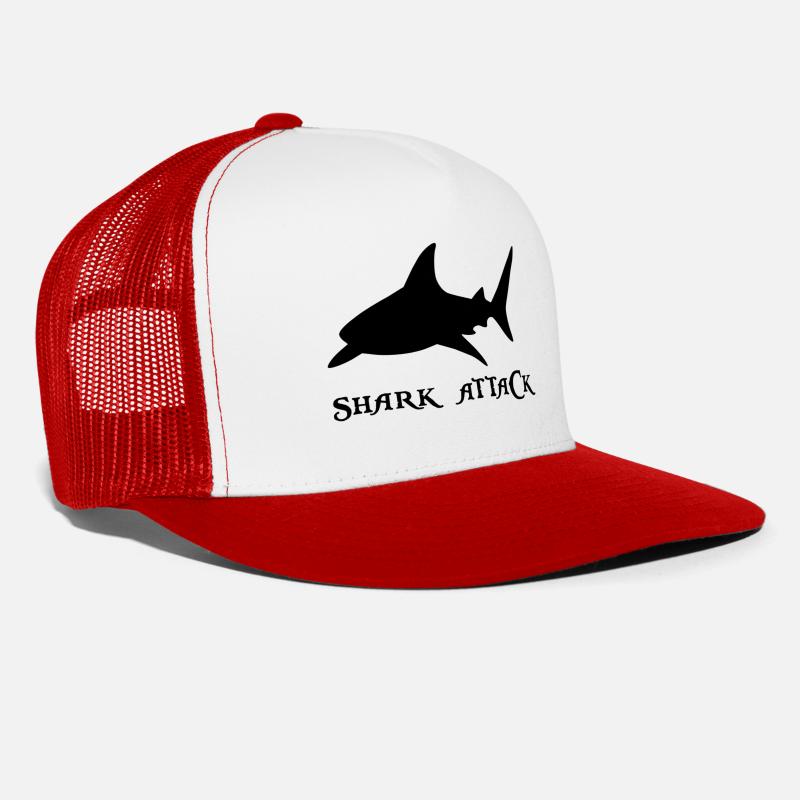 Unisex Shark Pizza Attack eat Trucker Hat Adjustable New caps 