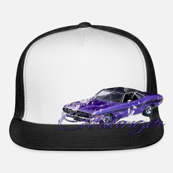 Dodge Challenger Purple Baseball Cap