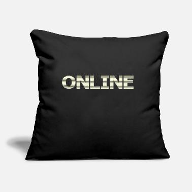 Phone Online Computer Internet Mobile Phone Design - Throw Pillow Cover 18” x 18”