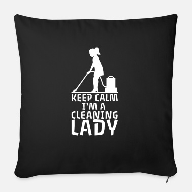 Housekeeper Is Here Funny Housekeeping Throw Pillow