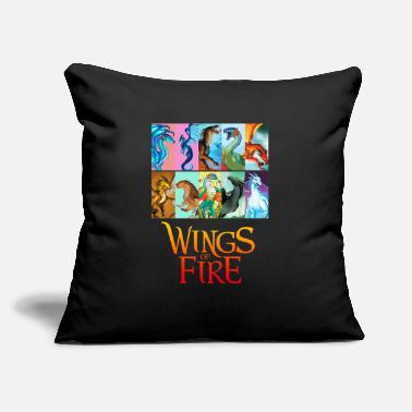 Wing Vintage Wings Of Fire All Together - Throw Pillow Cover 18” x 18”