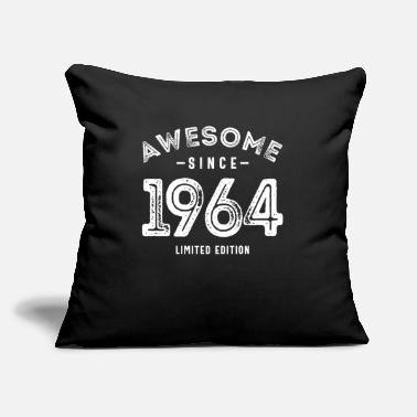 Born In June 58th birthday Awesome Since 1964 Retro Classic - Throw Pillow Cover 18” x 18”