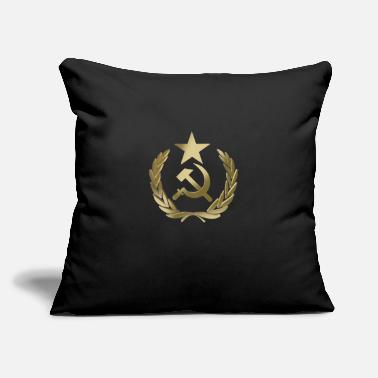 Sickle Hammer and sickle - Throw Pillow Cover 18” x 18”