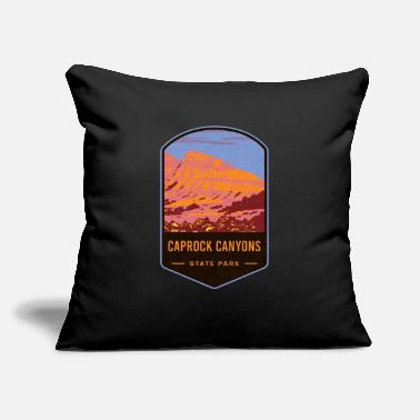 Hiking Caprock Canyons State Park - Throw Pillow Cover 18” x 18”