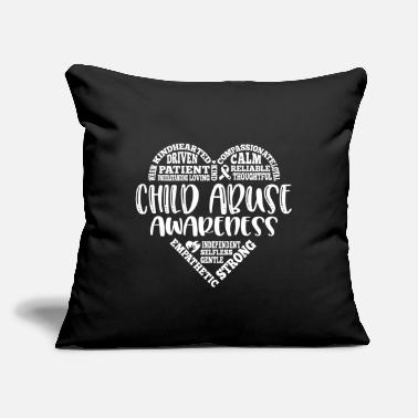 Abuse Child Abuse, Child Abuse awareness - Throw Pillow Cover 18” x 18”