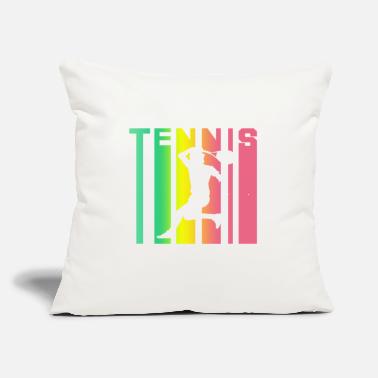 Tennis Tennis Colorful Sport - Throw Pillow Cover 18” x 18”