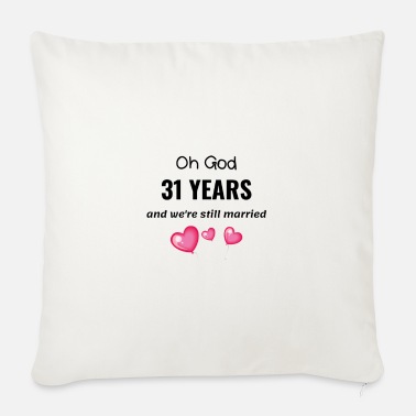 Vintage 31st Anniversary Gifts Store Level 31 Complete Funny Retro Husband Wife 31st Anniversary Throw Pillow 16x16 Multicolor 