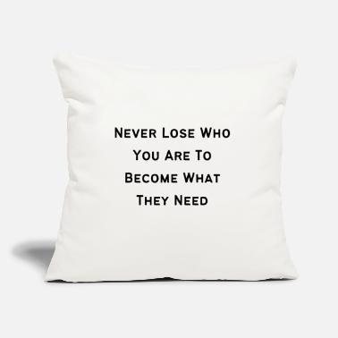 Abuse Gaslighting Awareness - Never Lose Yourself - Throw Pillow Cover 18” x 18”