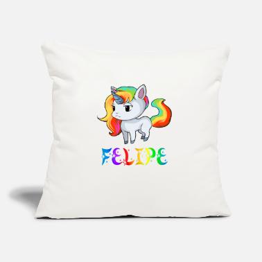 Felipe Felipe Unicorn - Throw Pillow Cover 18” x 18”