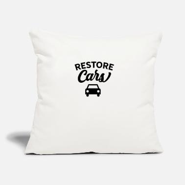 Restoration Car Restoration - Throw Pillow Cover 18” x 18”