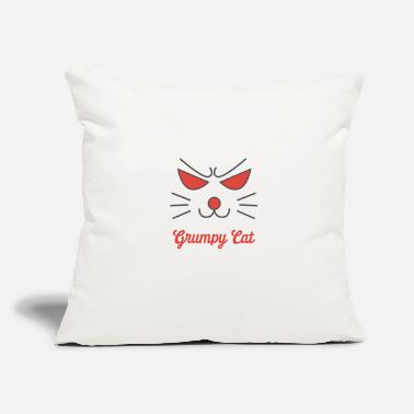 Grumpy Grumpy Cat - Grumpy - Throw Pillow Cover 18” x 18”