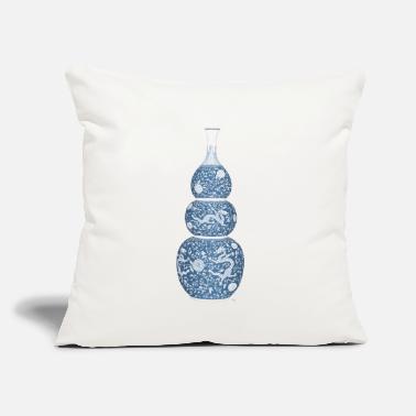 Dragon Vase - Throw Pillow Cover 18” x 18”