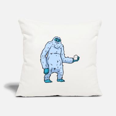 Yeti Yeti Monster - Throw Pillow Cover 18” x 18”