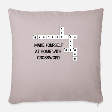 Secret crossword clue' Throw Pillow Cover 18” x 18” | Spreadshirt
