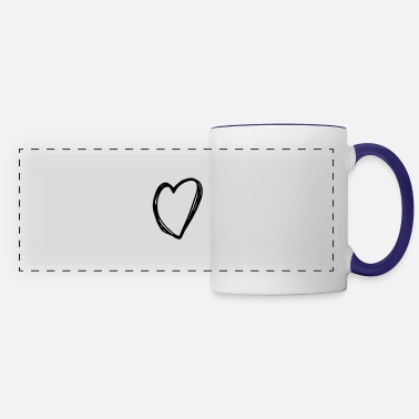 Love Heart Heart - love heart - Panoramic Mug