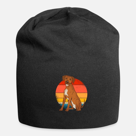 I Love My Rhodesian Ridgeback Winter Beanie Hat Knit Hat Cap for for Men & Women 