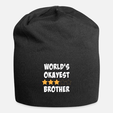 Worlds Okayest Brother Beanie Hat Skull Caps for Women Men