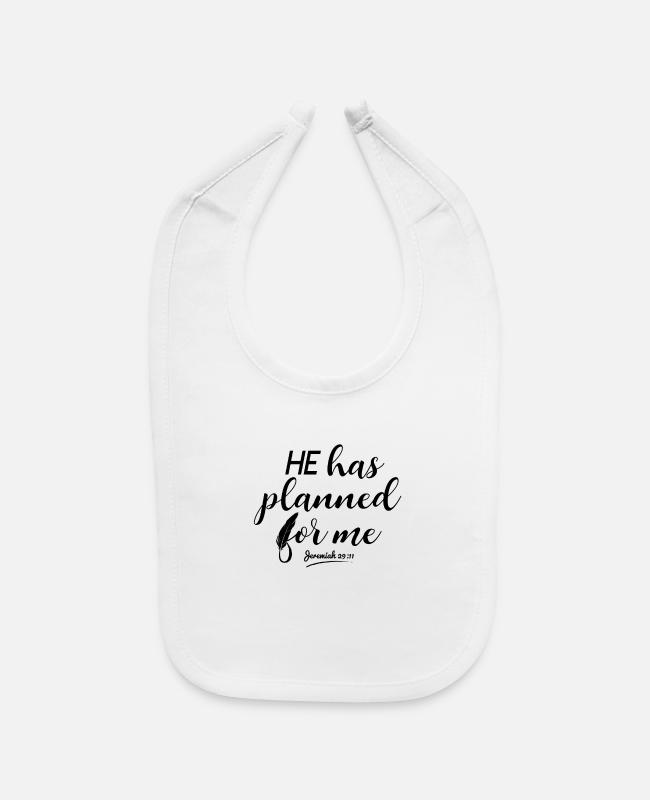 Jeremiah 29 11 Bible Verse Scriptures Baby Bib Spreadshirt I have not sent them, saith the. jeremiah 29 11 bible verse scriptures
