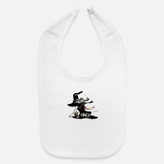 to Pee or not to Pee That is The question Cotton Baby bib Black