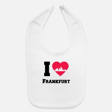 I Love Frankfurt I Love Frankfurt - Baby Bib
