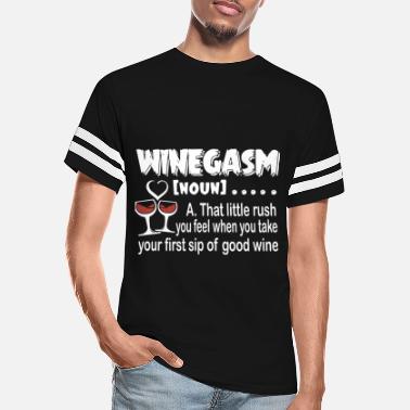 Winegasm that little rush you feel when you take y - Unisex Vintage Sport T-Shirt