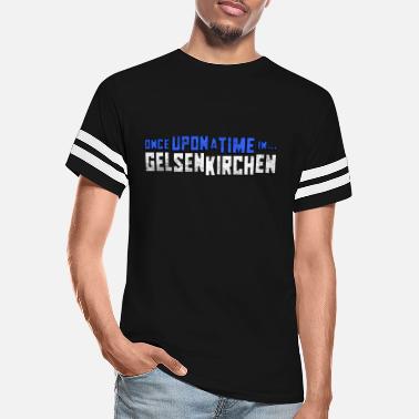 Gelsenkirchen señores t-shirt-azul oscuro-Altdeutsche fuente-shirt navyblau