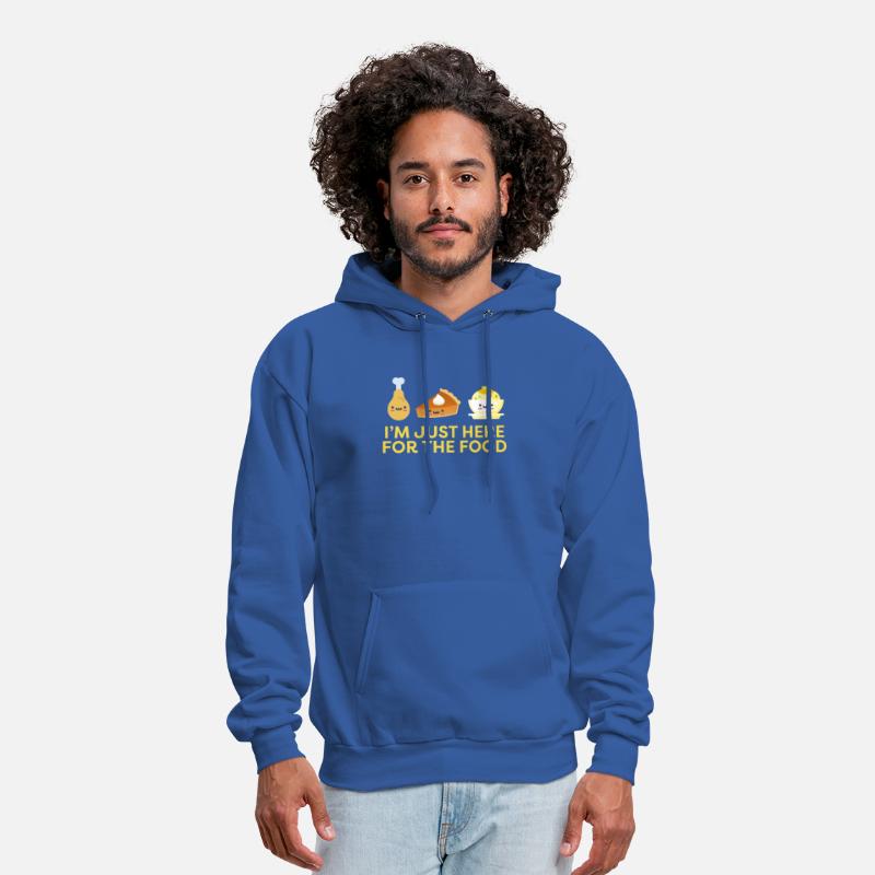I'm Just Here for the Food Mens Sweatshirt 