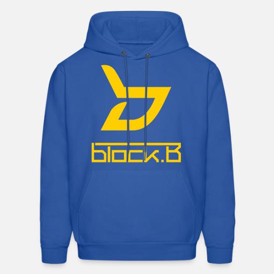 Block B Logo With Back Men S Hoodie Spreadshirt