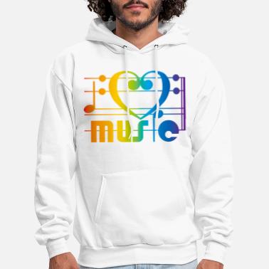 Music I LOVE MUSIC - Men&#39;s Hoodie