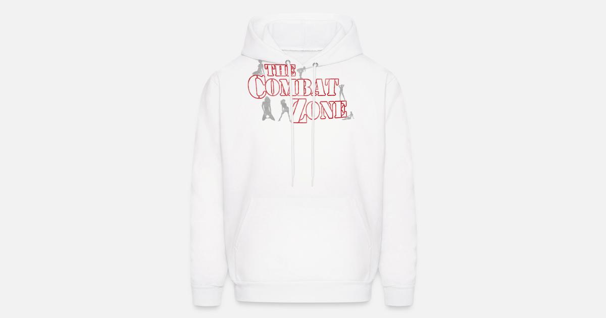 'Boston Vintage Combat Zone' Men's Hoodie | Spreadshirt