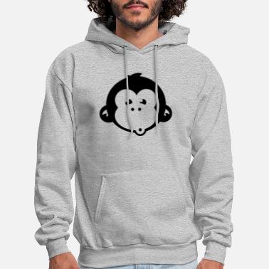Foxinjishuc Hoodies Fashion Hoodies-03 Cartoon Monkey avyu Sweatshirts Mens Cotton Pullover Style 