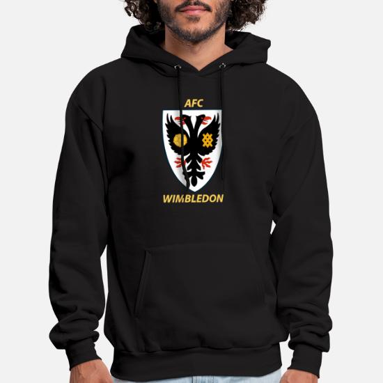 Afc Wimbledon  3 Lions Club And Country Small Crest Zip Hoodie Mens 