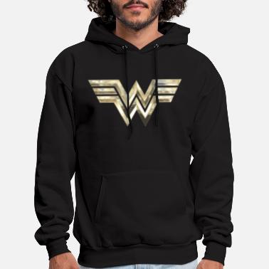 Wonder Wonder Woman 1984 Logo Classic Gold - Men&#39;s Hoodie