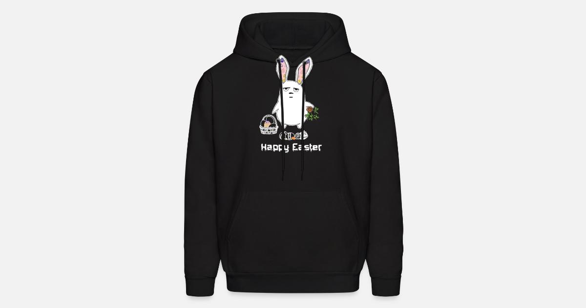 Cute Dragon Wear Bunny Ears Eggs Funny Easter Unisex Hoodie