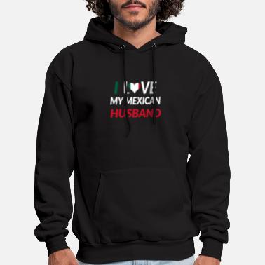 TooLoud I Heart My Mexican Wife Dark Hoodie Sweatshirt 