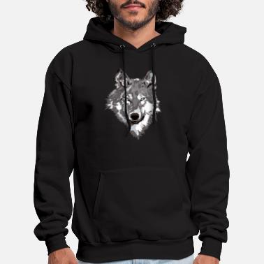 Wolf Beach Custom Design Animal Graphic Hoodie Sweatshirt for Men Women 