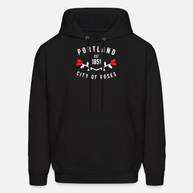 Retro Portland City Sweatshirt Black