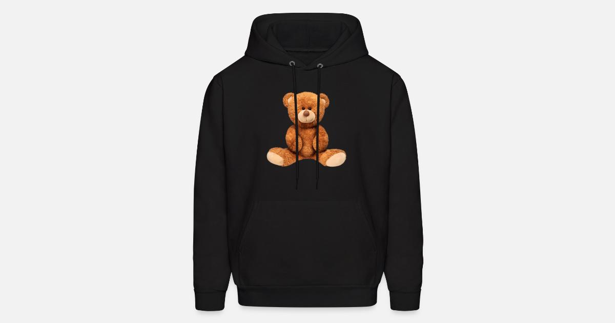 Real Teddy Bear Illustration' Men's Hoodie | Spreadshirt