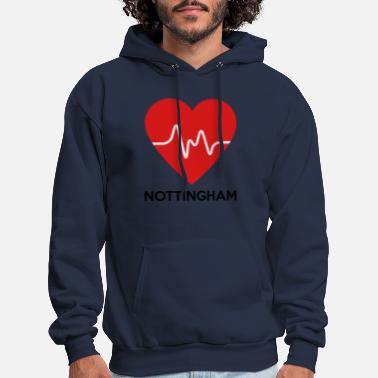 Nottingham Heart Nottingham - Men&#39;s Hoodie